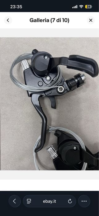 Coppia Comandi Cambio + Leve Freno Shimano 3x7