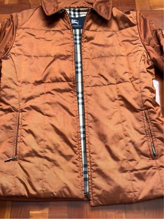 Chaqueta Burberry Bronce Acolchada