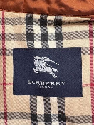 Chaqueta Burberry Bronce Acolchada