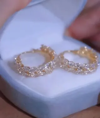 Pendientes Aro Circonitas sintéticas