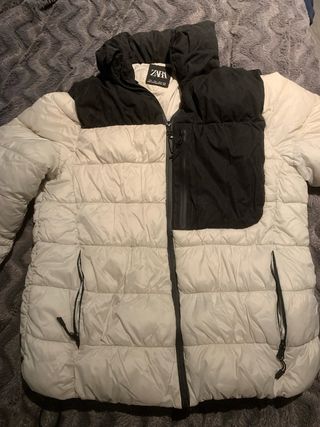 Cazadora Zara bicolor