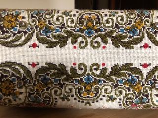 Bolso Vintage Bordado Mano Alemán Años 70