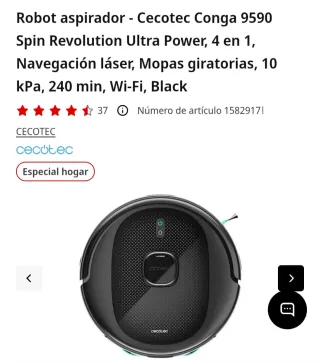 Robot aspirador Cecotec Conga 9590