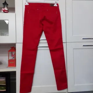 Jeans Rossi elasticizzati slim fit tg 40