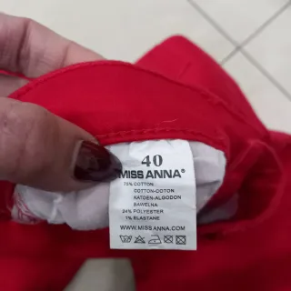 Jeans Rossi elasticizzati slim fit tg 40