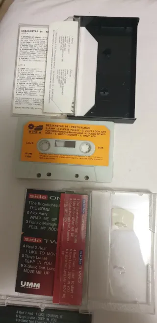 5 musicassette compilation dance