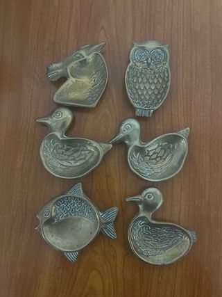 Colección Ceniceros Latón Animales