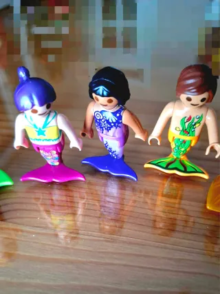 Playmobil Familia de Sirenas con carro para bebé