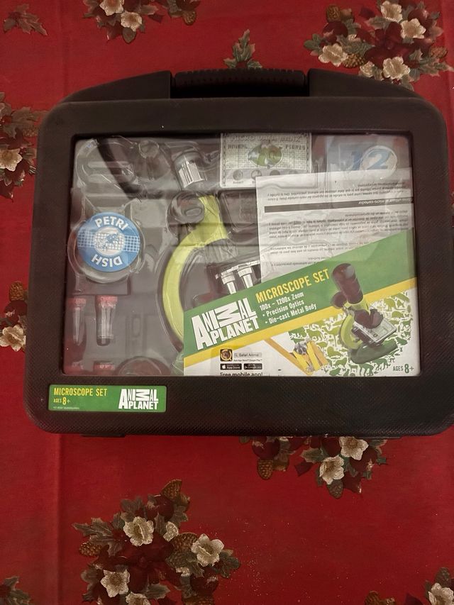 Microscopio infantil con accesorios