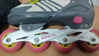 Patines Mitical adulto y protecciones