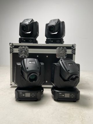 4x Showtec Phantom 65 LED Cabezas Móviles