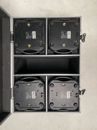 4x Showtec Phantom 65 LED Cabezas Móviles