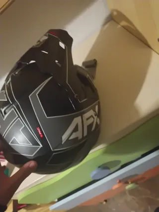 Casco Moto Cros AFX Negro