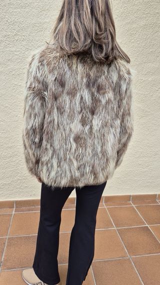 Chaqueta corta de piel tipo Bloomer