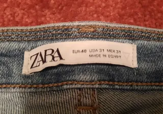 Jeans ragazzo Zara elasticizzati strappati