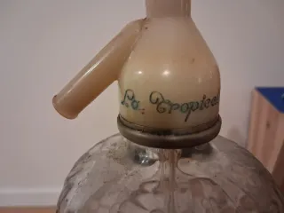 Botella Sifón Antigua La Tropical