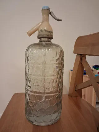 Botella Sifón Antigua La Tropical