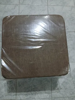 Cuscini Sedia  Marrone 6 Pz