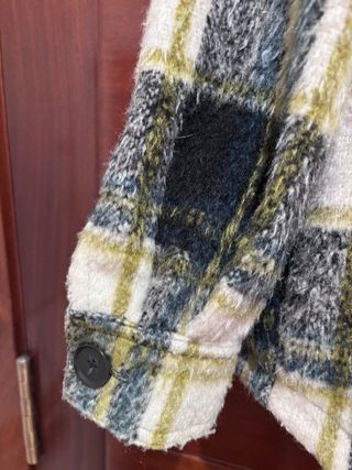 Sobrecamisa cuadros Bershka invierno