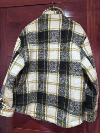 Sobrecamisa cuadros Bershka invierno