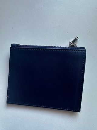 Tarjetero Purificación García Azul/Rojo