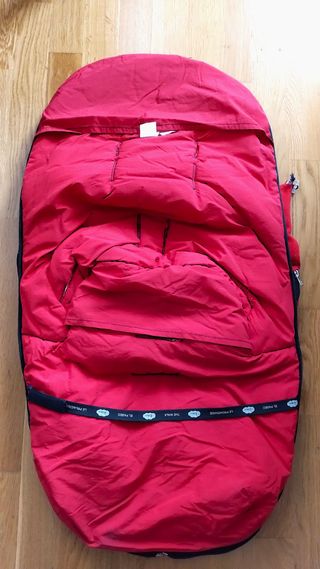 Saco de silla de paseo rojo