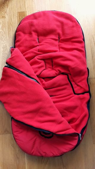 Saco de silla de paseo rojo
