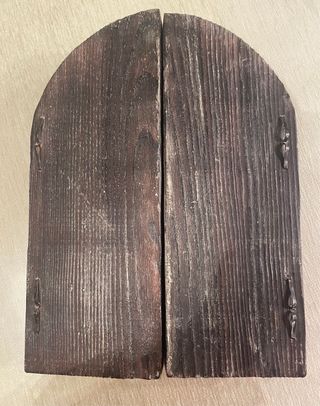 Tríptico religioso plegable estilo bizantino