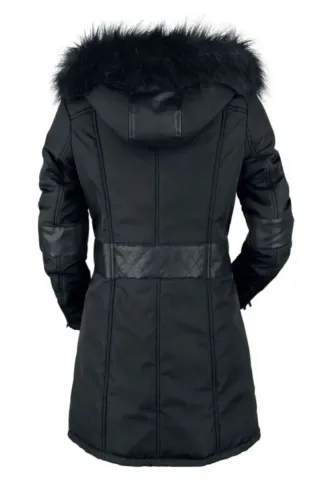 Abrigo Navahoo Mujer Negro "M"