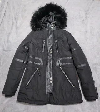 Abrigo Navahoo Mujer Negro "M"