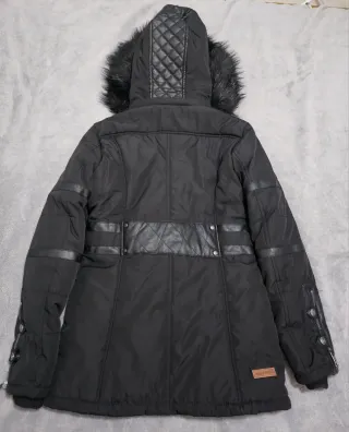 Abrigo Navahoo Mujer Negro "M"