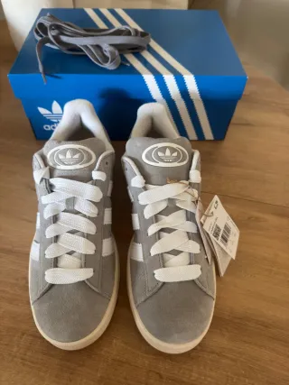 Adidas Campus Gris/Blanco