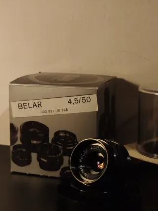 Objetivo Meopta Belar 4.5/50.