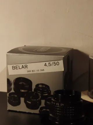 Objetivo Meopta Belar 4.5/50.