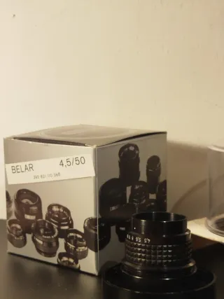 Objetivo Meopta Belar 4.5/50.