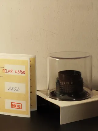 Objetivo Meopta Belar 4.5/50.