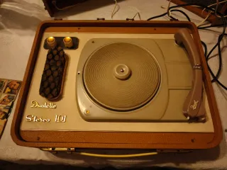 Tocadiscos Vintage Dualette Stereo 101 Maleta
