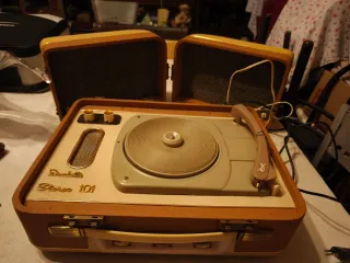 Tocadiscos Vintage Dualette Stereo 101 Maleta