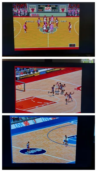 Lotti NBA Showdown 94, Live 95, 96 Mega Drive