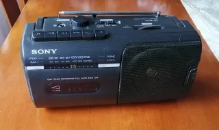 Radio Cassette Sony CFM-10 Negra