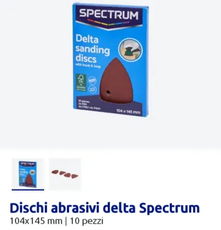 Dischi abrasivi delta Spectrum 104x145 mm