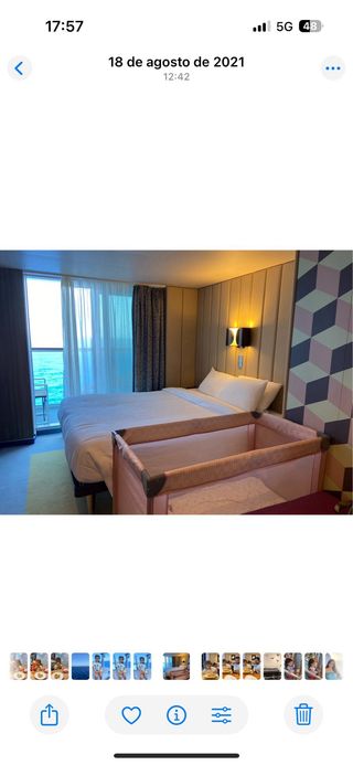 Cuna de viaje OLMITOS y colchón de la cuna