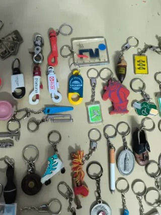 Lote de llaveros coleccionables