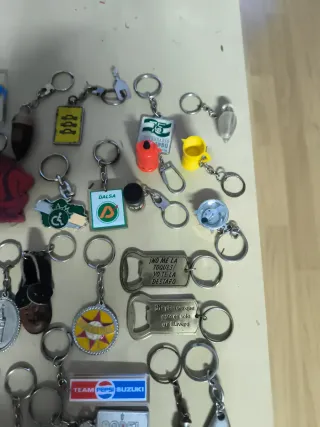 Lote de llaveros coleccionables