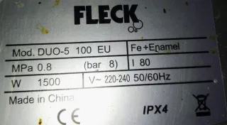 Termo eléctrico 80/litros ir