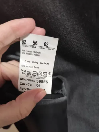 Chaqueta Gris Talla 62