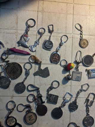 Lote de llaveros coleccionables