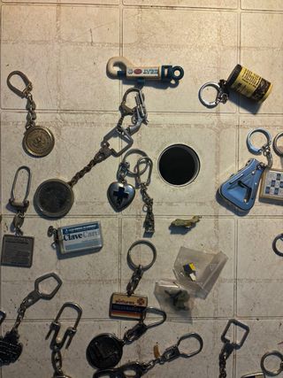 Lote de llaveros coleccionables