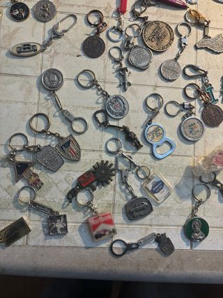 Lote de llaveros coleccionables