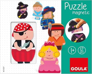 Puzzle magnético Goula personajes 12 piezas